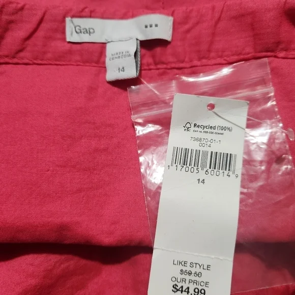 GAP pink dress Sz 14 - Picture 10 of 13